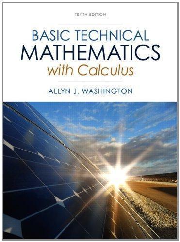 Basic Technical Mathematics With Calculus 10Th