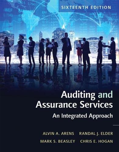 Auditing and Assurance Services 8211 16th